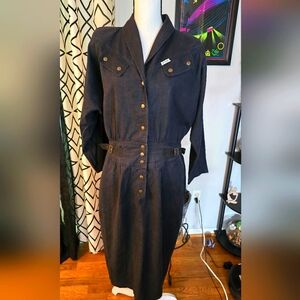 1990's Nok Nok Womens Dress in black.